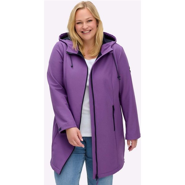 Sheego Winterjacke Softshell-Jacke Langarm