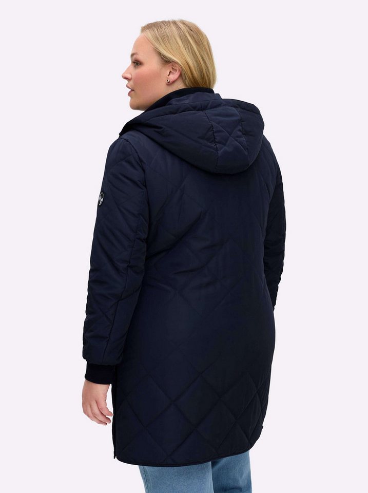 Sheego Winterjacke Steppjacke Langarm – Bild 2 von 5