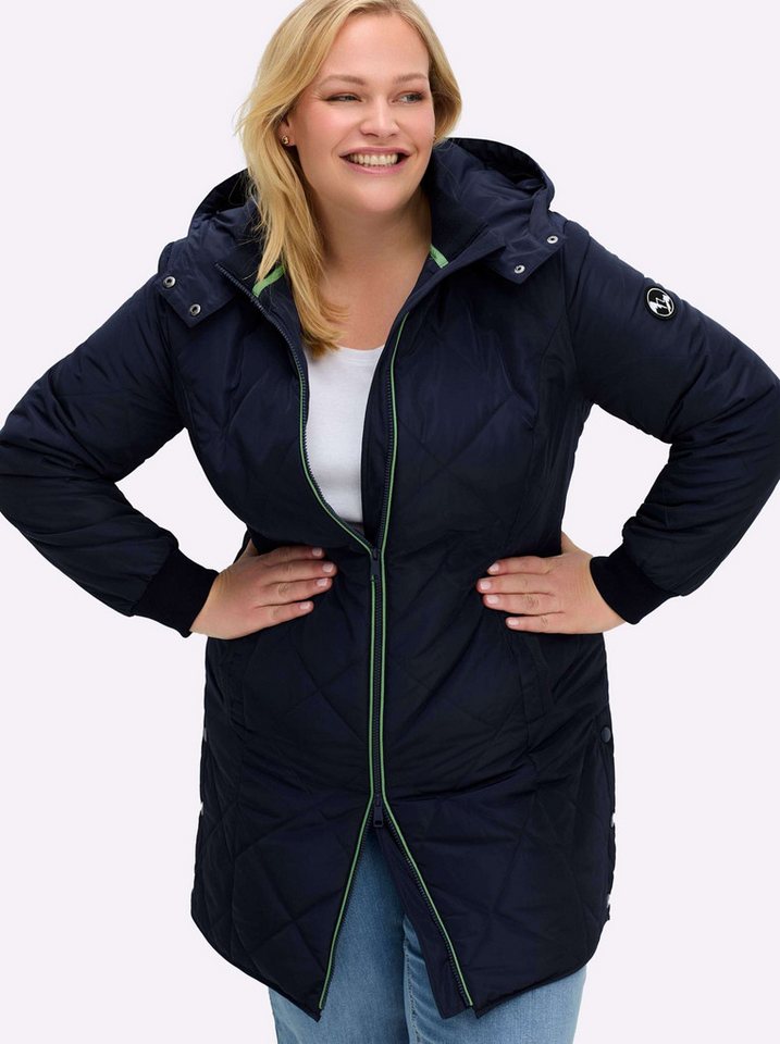 Sheego Winterjacke Steppjacke Langarm – Bild 4 von 5