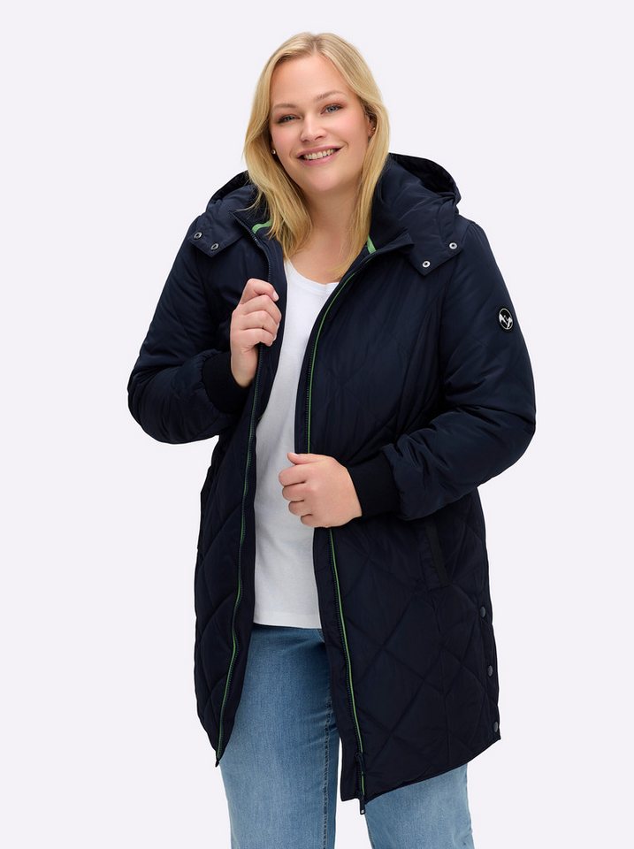 Sheego Winterjacke Steppjacke Langarm – Bild 5 von 5