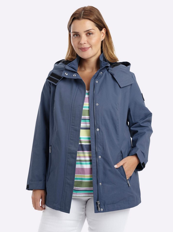 Sheego Winterjacke Übergangsjacke Langarm – Bild 2 von 5