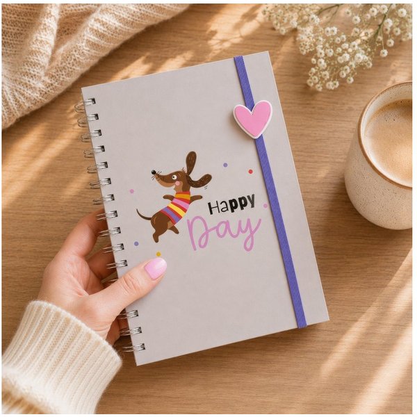 Sheepworld Notizbuch Notizbuch Dackel »Happy Day«