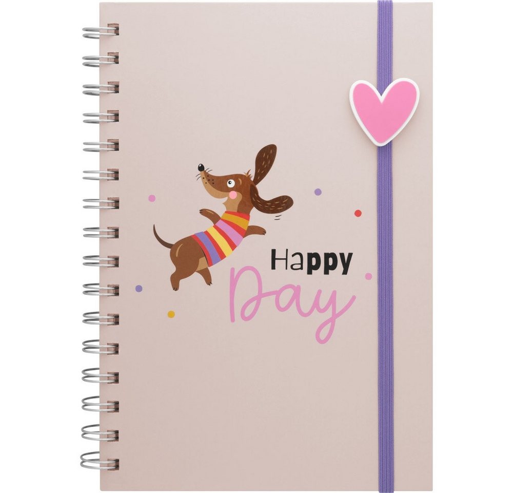 Sheepworld Notizbuch Notizbuch Dackel »Happy Day« – Bild 3 von 4