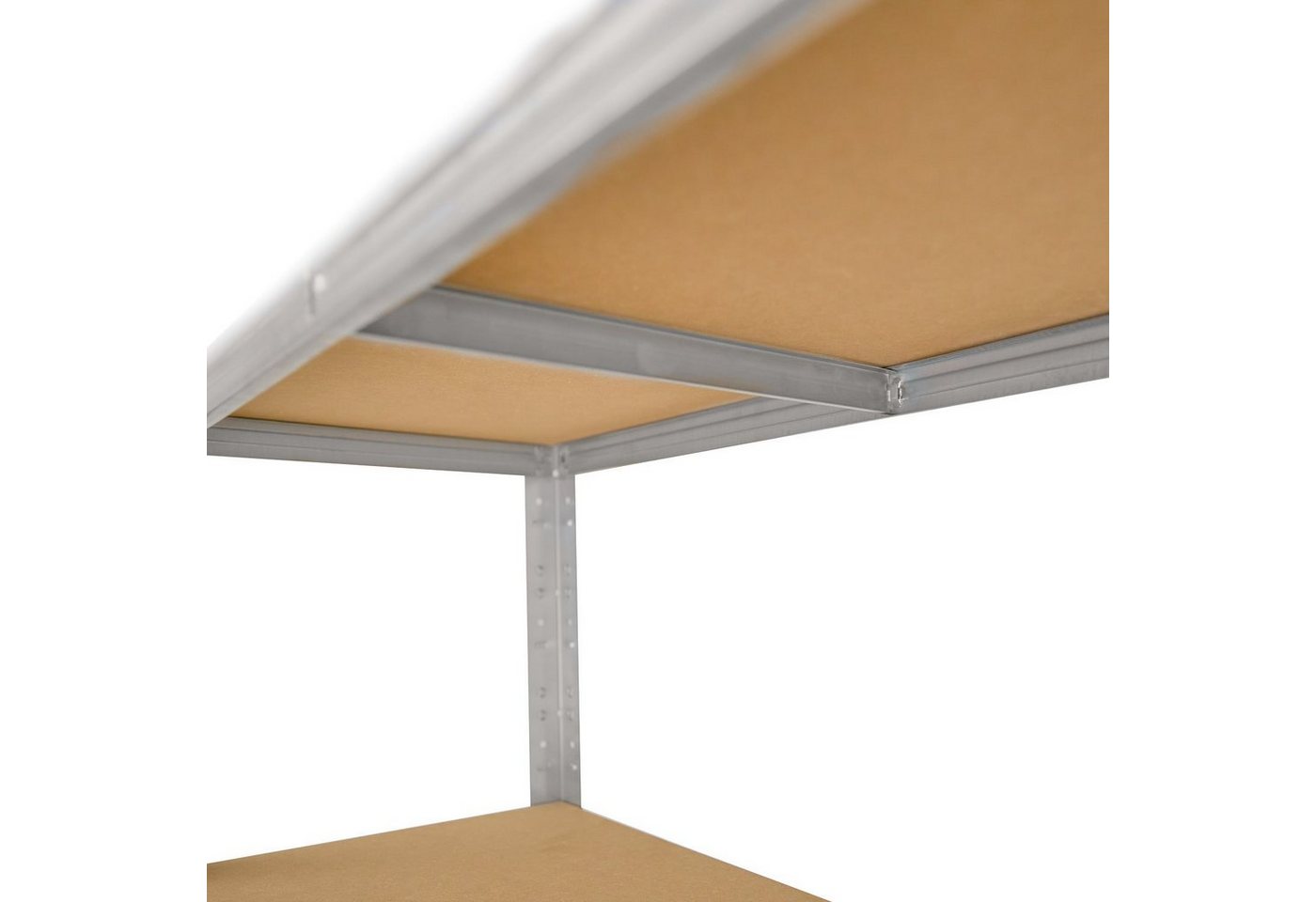 shelfplaza Schwerlastregal HOME, 230x60x30cm verzinkt, 7 Böden, Kellerregal, Garagenregal, Steckregal – Bild 2 von 5