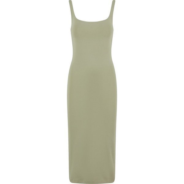 URBAN CLASSICS Shirtkleid Urban Classics Ladies Basic Long Cotton Jersey Dress (1-tlg)
