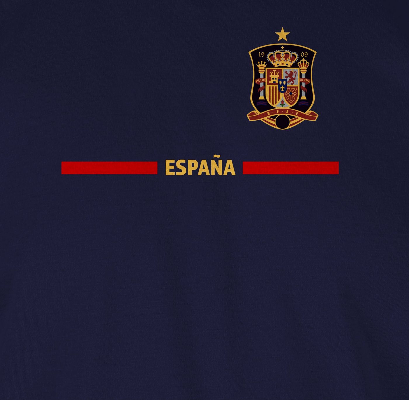Shirtracer Rundhalsshirt Spanisches Trikot Wappen, España mit Stolz, Spanien Fan-Motiv 2026 Fussball WM Fanartikel – Bild 2 von 4