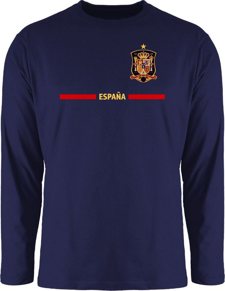Shirtracer Rundhalsshirt Spanisches Trikot Wappen, España mit Stolz, Spanien Fan-Motiv 2026 Fussball WM Fanartikel – Bild 4 von 4