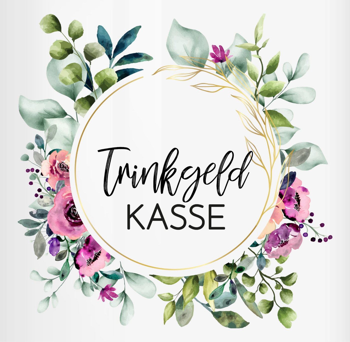 Shirtracer Spardose Trinkgeldkasse, Kaffeekasse, Spardose Friseur, Schwarzgeld Spardose, (1-tlg), Trinkgeld – Bild 2 von 5