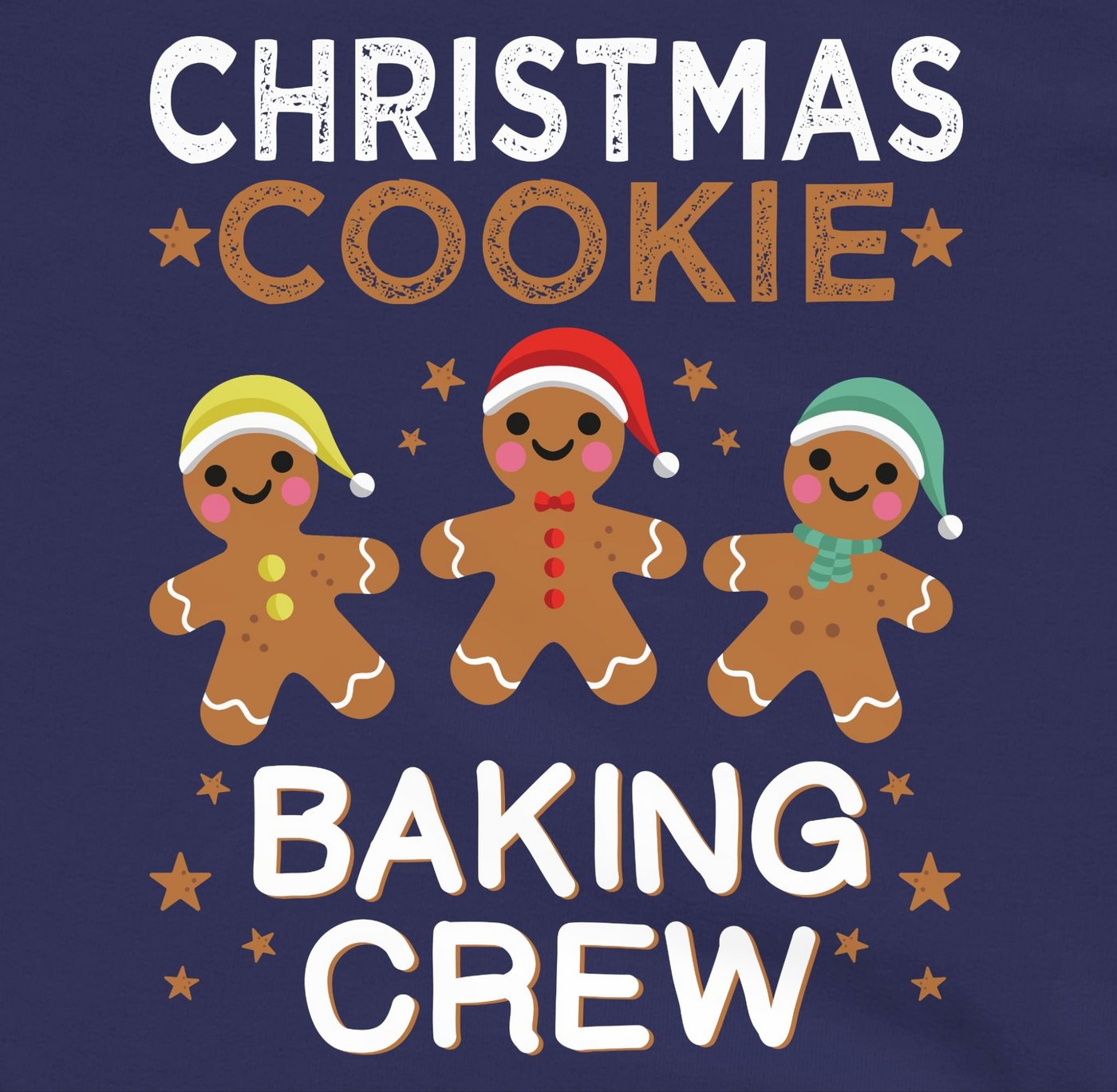 Shirtracer Sweatshirt Christmas Cookie Baking Crew I Lebkuchenmännchen I Lebkuchen Männer I Weihnachten Kleidung Kinder – Bild 2 von 5