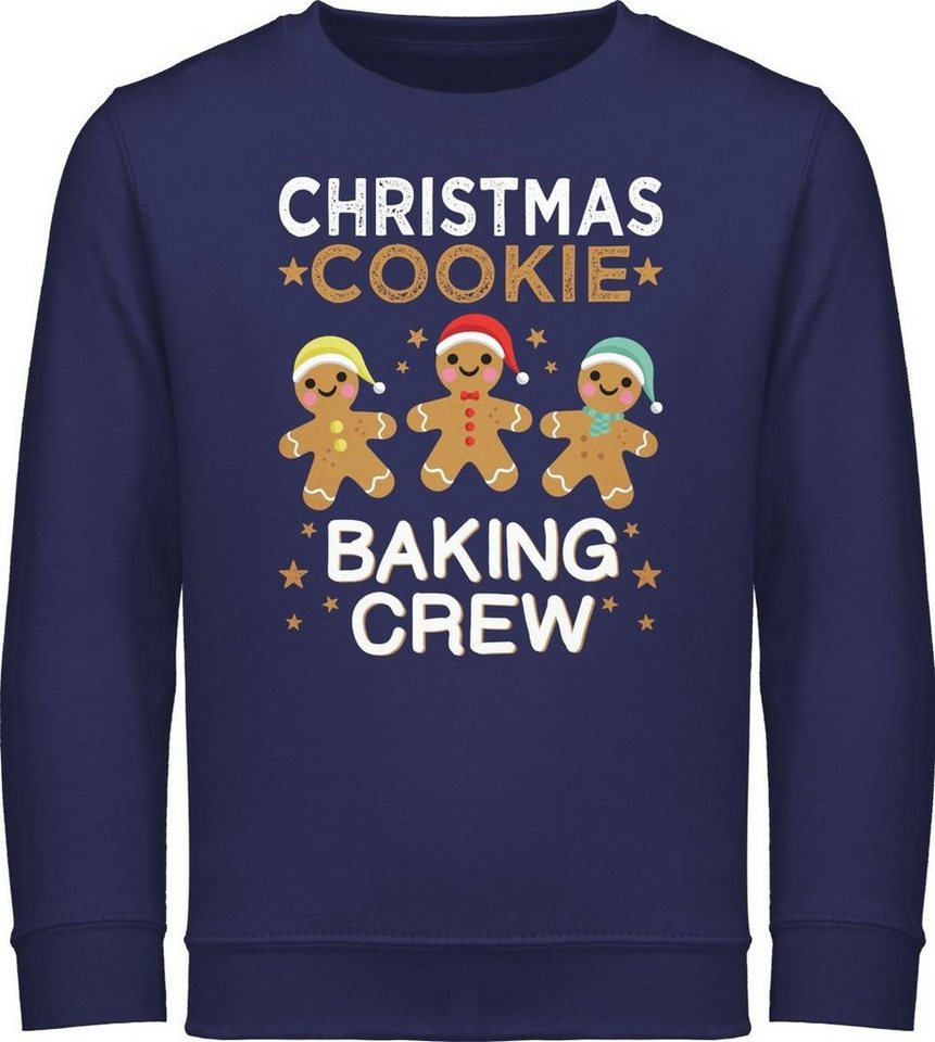 Shirtracer Sweatshirt Christmas Cookie Baking Crew I Lebkuchenmännchen I Lebkuchen Männer I Weihnachten Kleidung Kinder – Bild 5 von 5