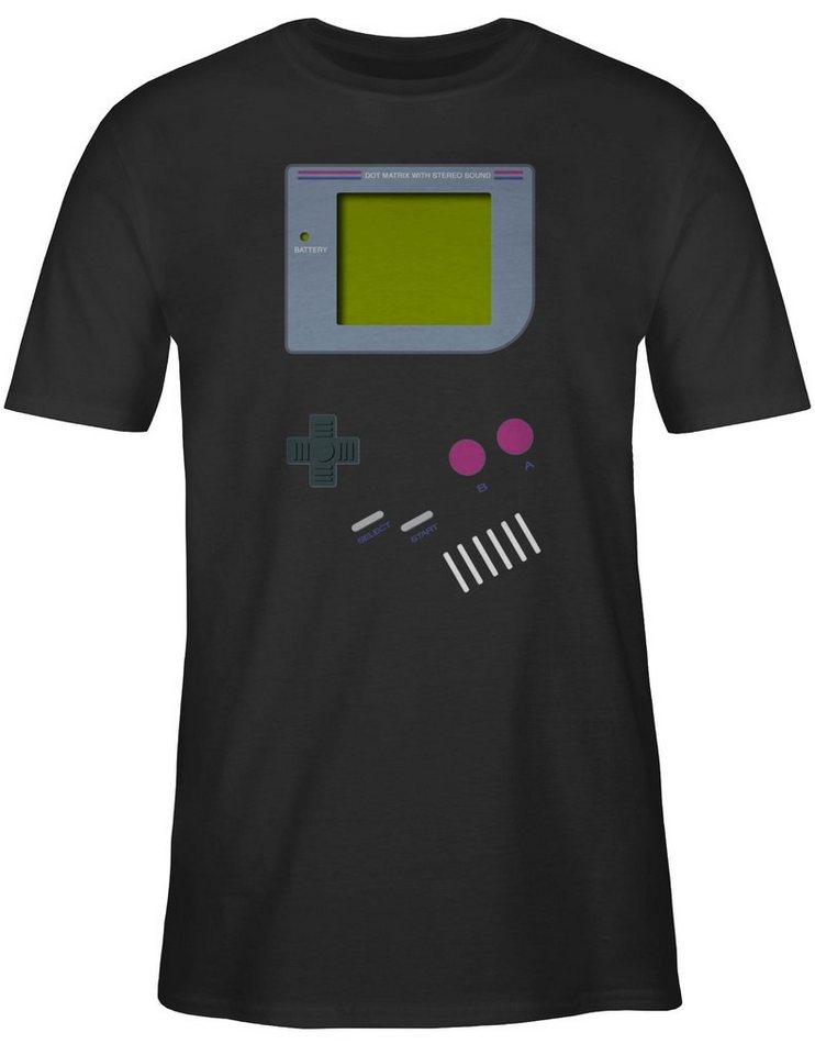 Shirtracer T-Shirt Gameboy, Nerds I 90s I 90iger I Fastnacht I Fasnacht I Fasnet Karneval & Fasching – Bild 2 von 5