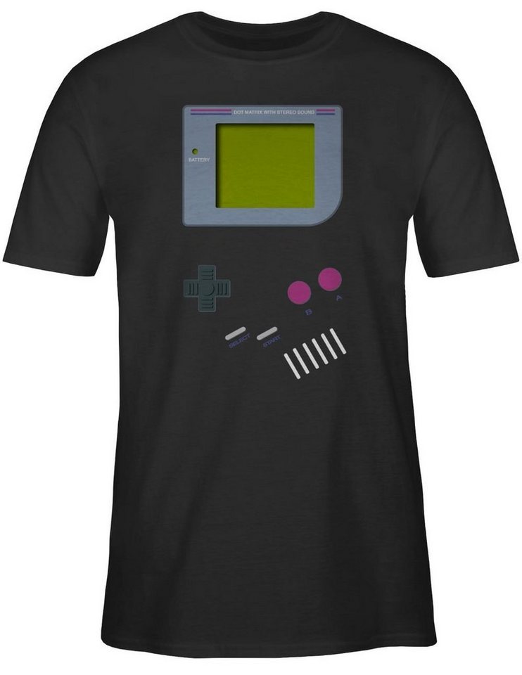 Shirtracer T-Shirt Gameboy, Nerds I 90s I 90iger I Fastnacht I Fasnacht I Fasnet Karneval & Fasching – Bild 5 von 5