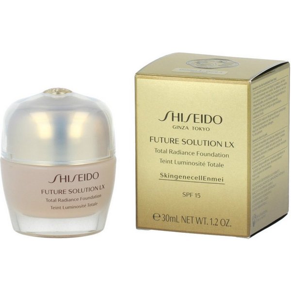 Shiseido Future Solution LX Total Radiance SPF 15 Flüssige Foundation · 30 ml · Hellbraun