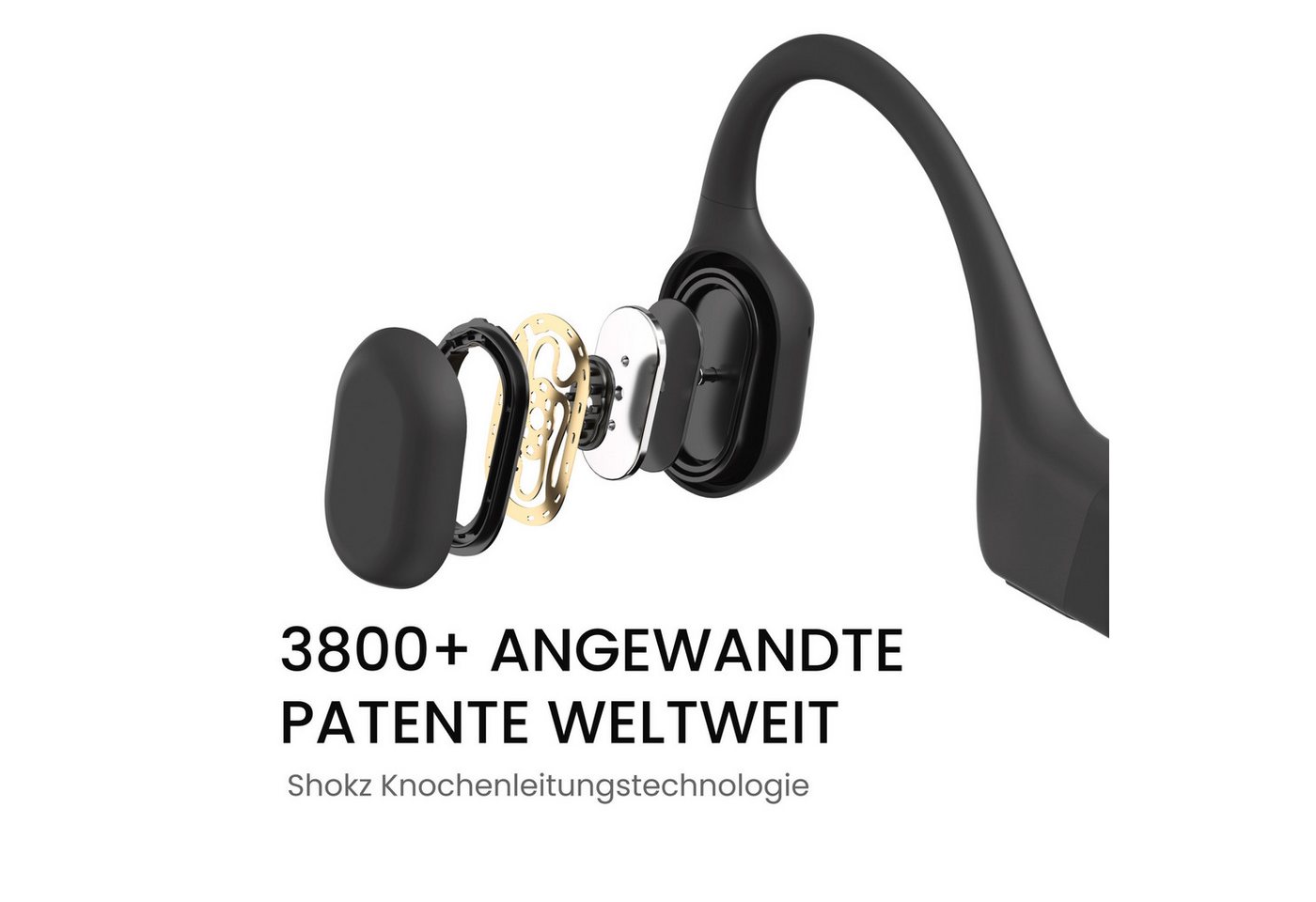 Shokz Shokz OpenRun USB-C Black Bluetooth-Kopfhörer – Bild 2 von 3
