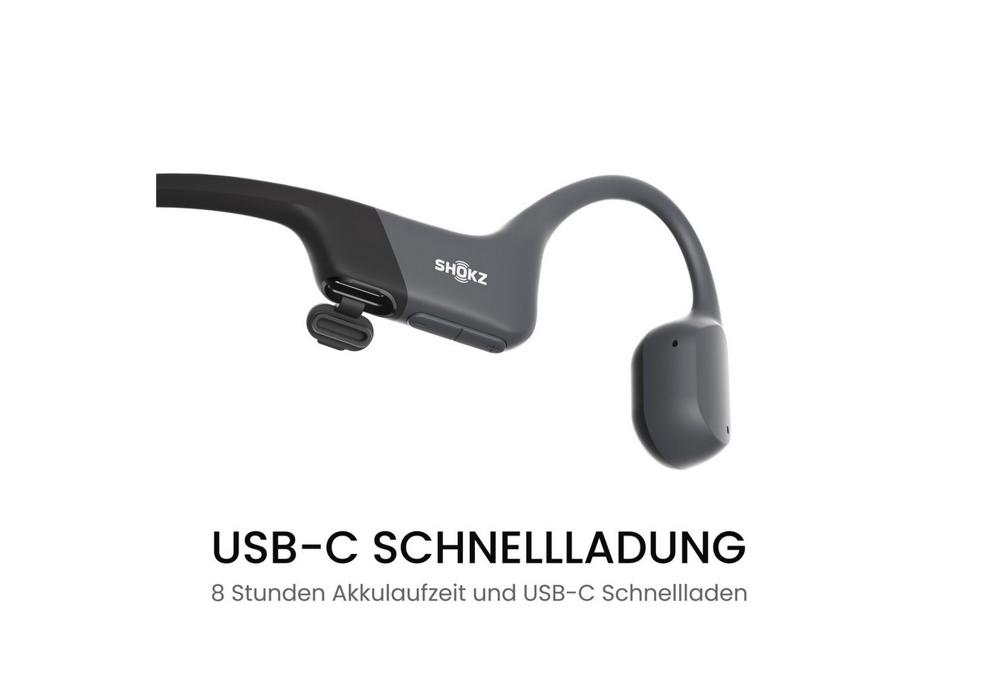 Shokz Shokz OpenRun USB-C Black Bluetooth-Kopfhörer – Bild 3 von 3
