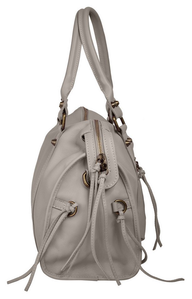 forty° Shopper FORTY° Damen echt Leder, Made in Italy, echt Leder, Made in Italy – Bild 5 von 5