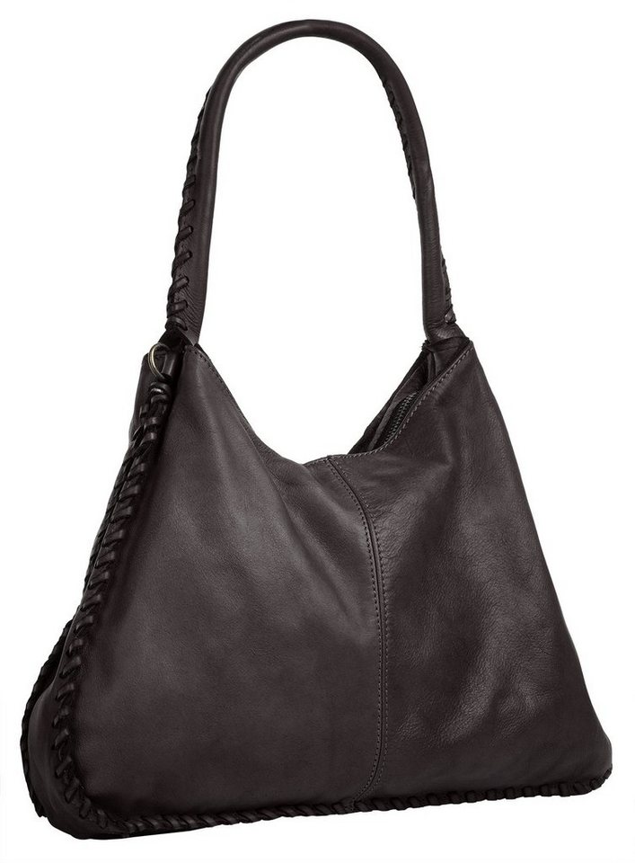 Samantha Look Shopper SAMANTHA LOOK Damen echt Leder, Made in Italy, echt Leder, Made in Italy – Bild 3 von 5