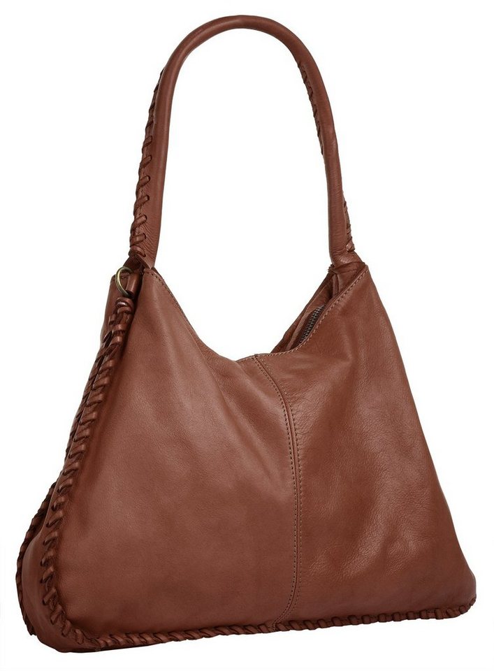 Samantha Look Shopper SAMANTHA LOOK Damen echt Leder, Made in Italy, echt Leder, Made in Italy – Bild 3 von 5
