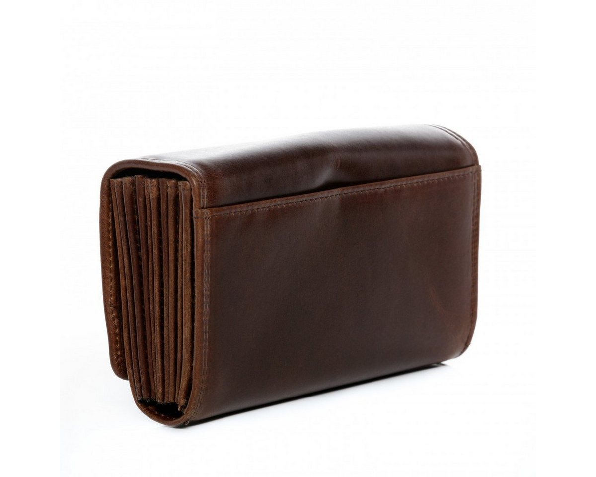 SID & VAIN Geldbörse ABERDEEN, Kellnerportemonnaie echt Leder Unisex, Kellnergeldbeutel braun – Bild 2 von 5