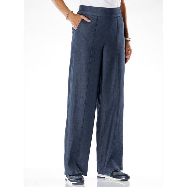 Sieh an! Bequeme Jeans Jeans erhöht