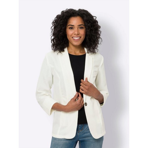 Sieh an! Blusenblazer Blazer 3/4-Arm