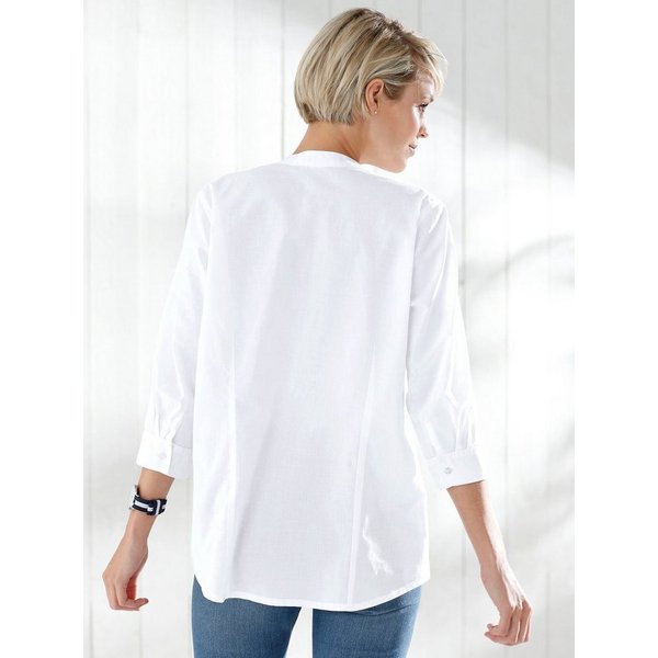 Sieh an! Klassische Bluse Bluse 3/4-Arm