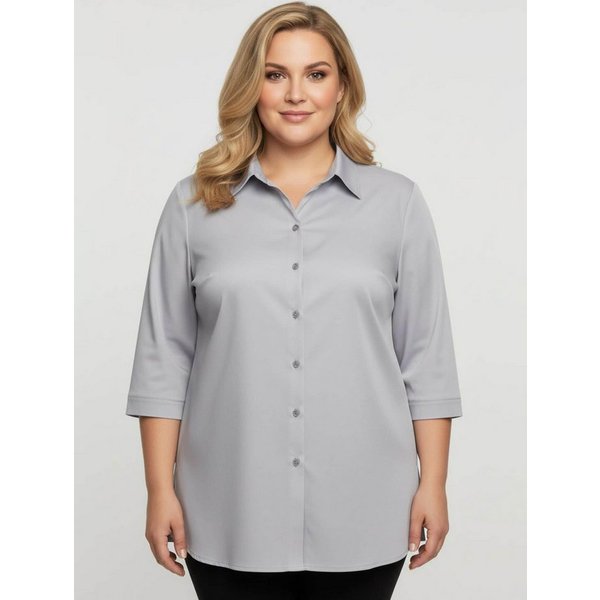 Sieh an! Klassische Bluse Bluse 3/4-Arm