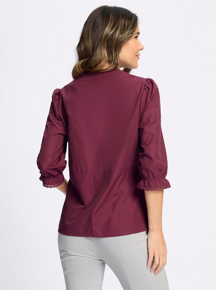 Sieh an! Klassische Bluse 3/4-Arm-Bluse – Bild 2 von 5