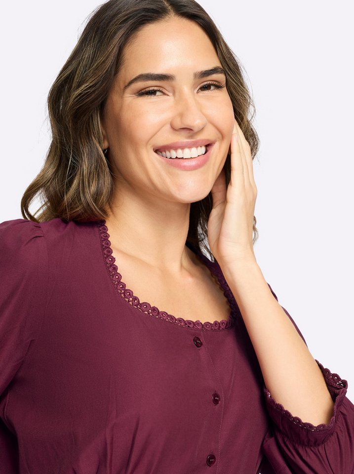 Sieh an! Klassische Bluse 3/4-Arm-Bluse – Bild 5 von 5