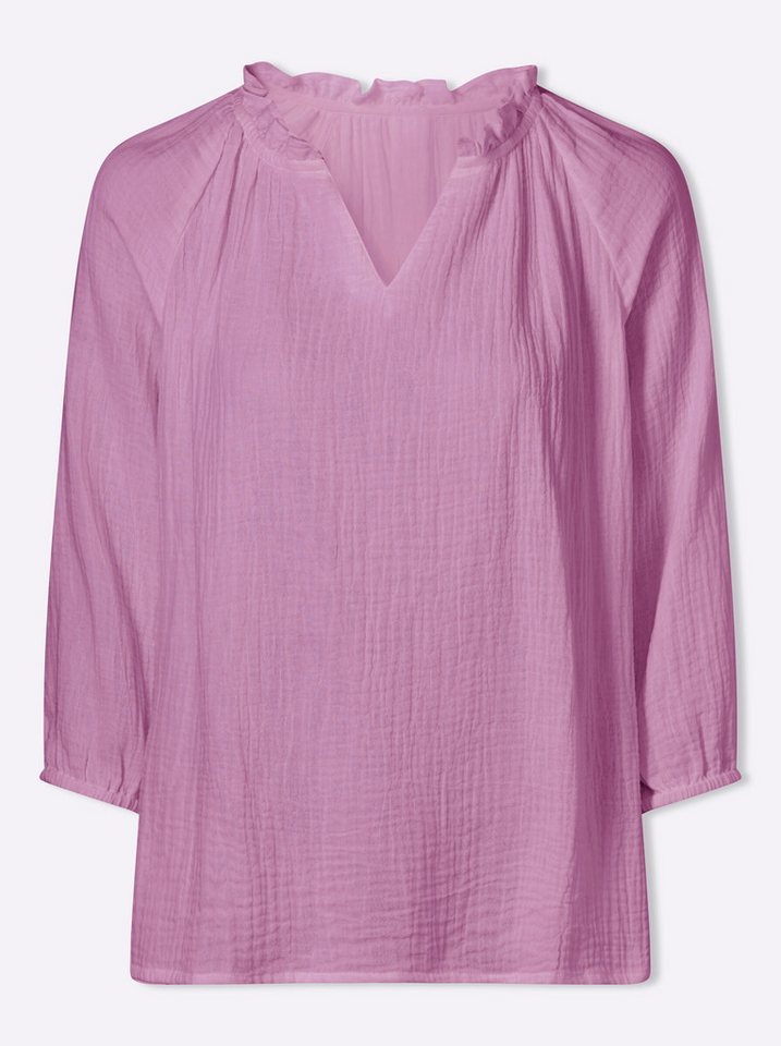 Sieh an! Klassische Bluse 3/4-Arm-Bluse 3/4-Arm – Bild 3 von 5