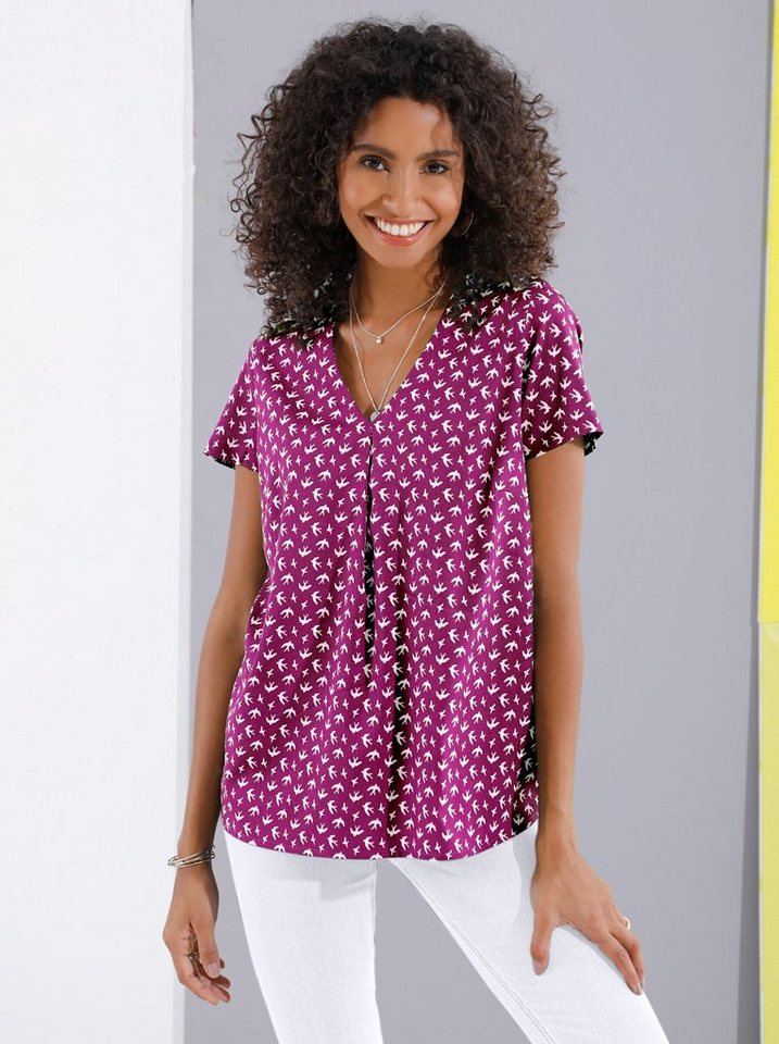 Sieh an! Klassische Bluse Bluse Kurzarm – Bild 2 von 3