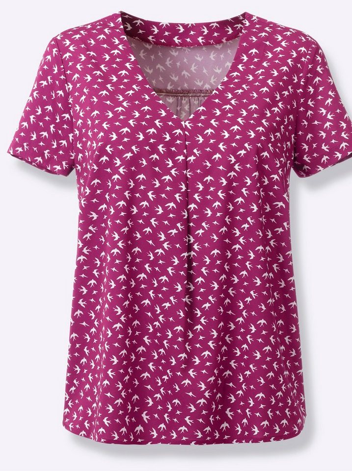 Sieh an! Klassische Bluse Bluse Kurzarm – Bild 3 von 3