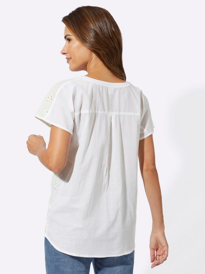 Sieh an! Klassische Bluse Kurzarm-Bluse Kurzarm – Bild 2 von 5
