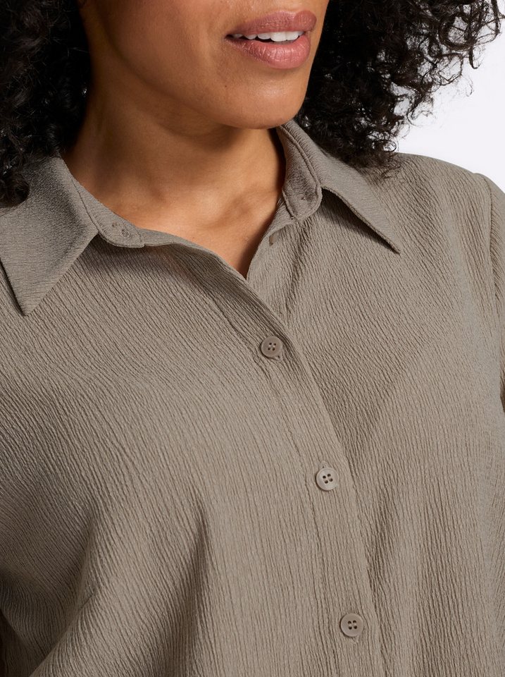 Sieh an! Klassische Bluse Kurzarm-Bluse Kurzarm – Bild 4 von 5