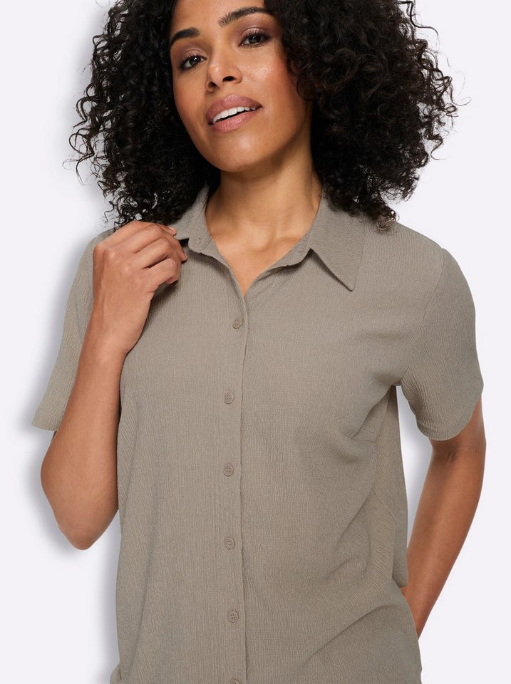 Sieh an! Klassische Bluse Kurzarm-Bluse Kurzarm – Bild 5 von 5
