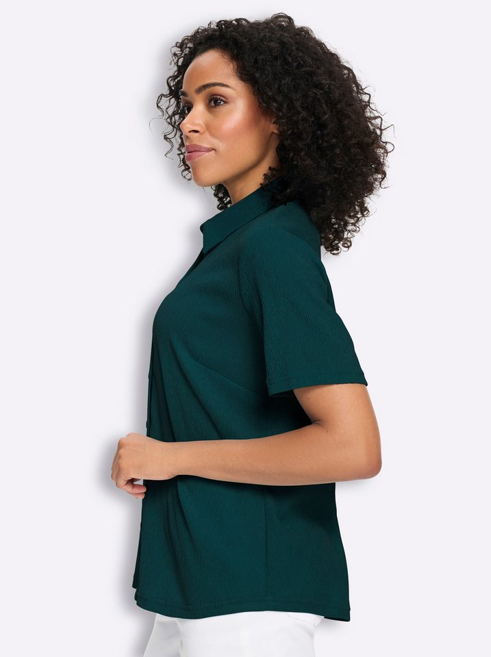 Sieh an! Klassische Bluse Kurzarm-Bluse Kurzarm – Bild 5 von 5