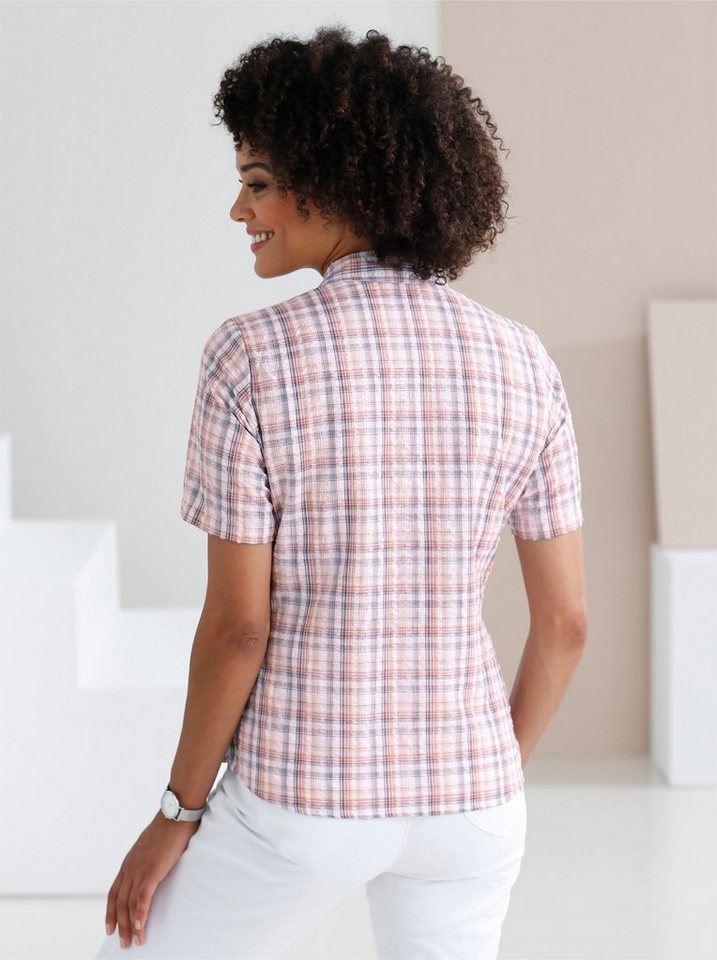 Sieh an! Klassische Bluse Bluse Kurzarm – Bild 2 von 4
