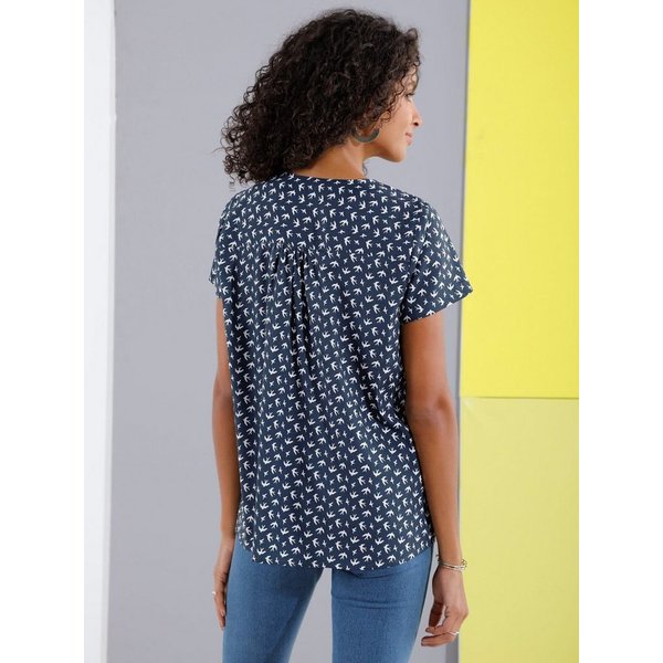 Sieh an! Klassische Bluse Bluse Kurzarm