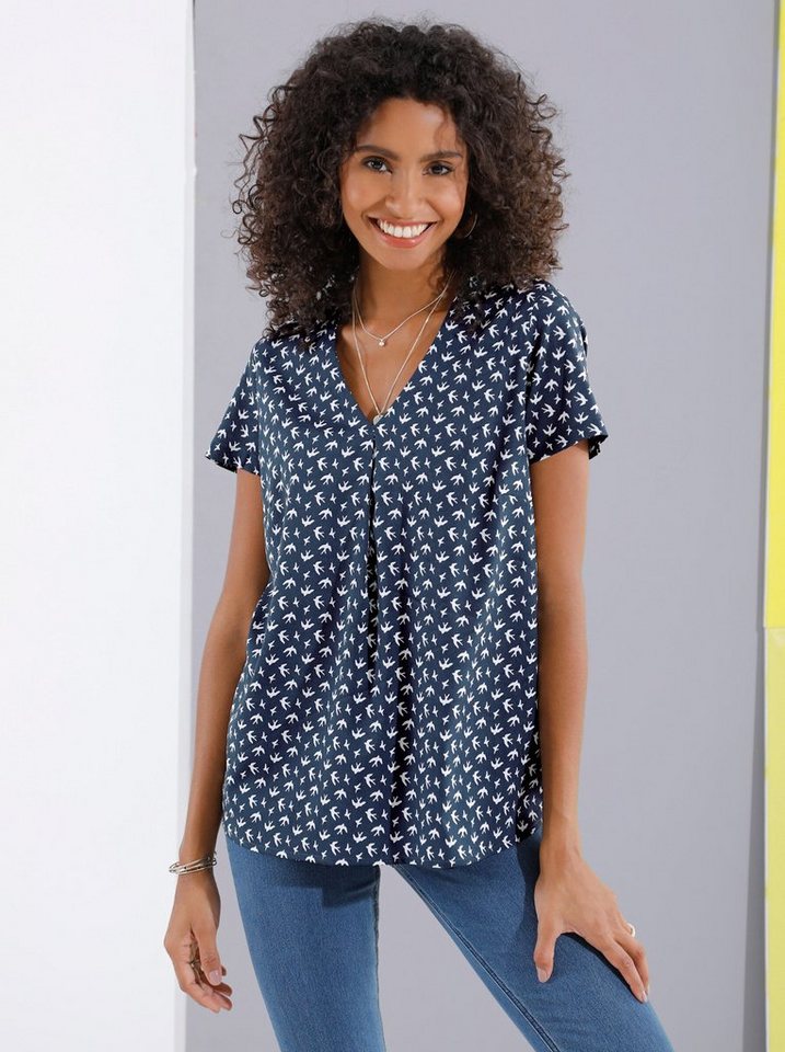 Sieh an! Klassische Bluse Bluse Kurzarm – Bild 3 von 4