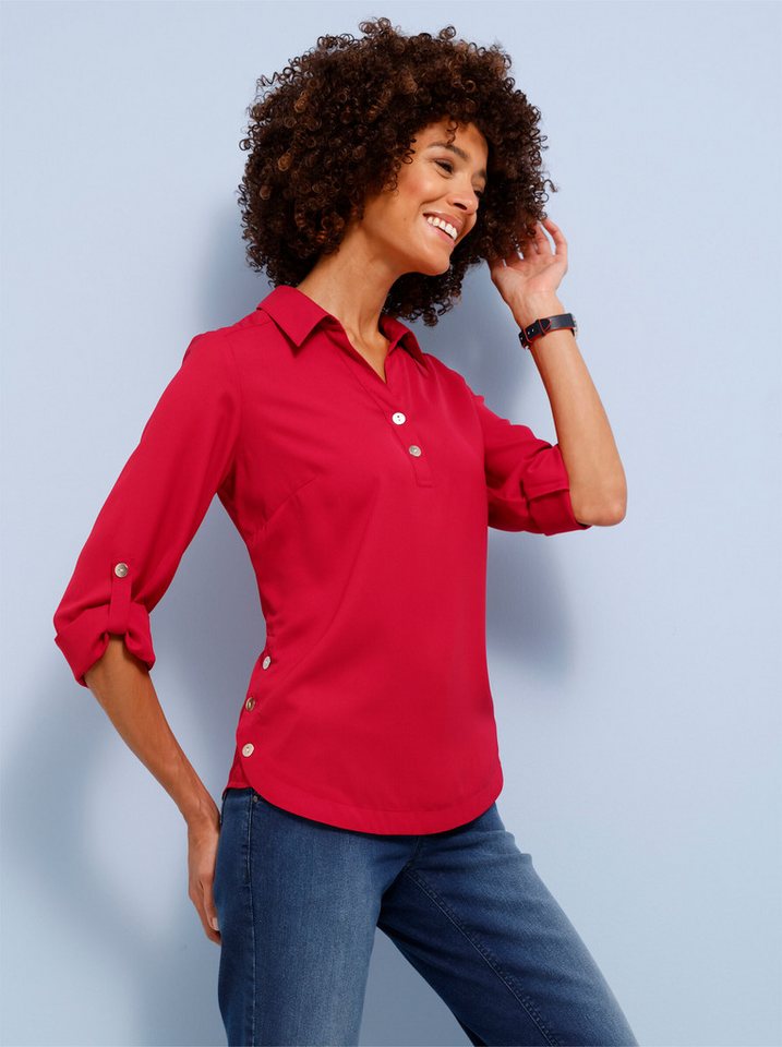 Sieh an! Klassische Bluse Bluse Langarm – Bild 3 von 4