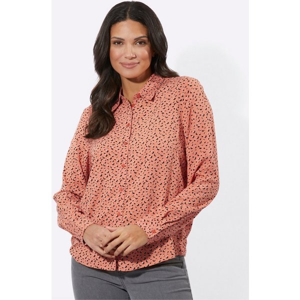 Sieh an! Klassische Bluse Langarm-Bluse Langarm