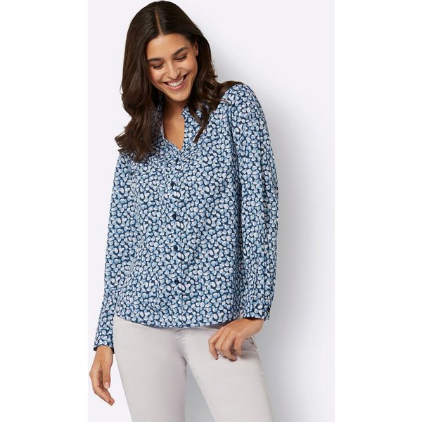 Sieh an! Klassische Bluse Langarm-Bluse Langarm