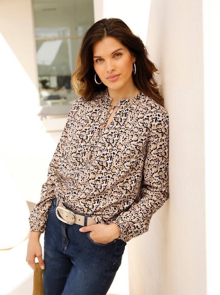 Sieh an! Klassische Bluse Langarm-Bluse Langarm – Bild 3 von 4