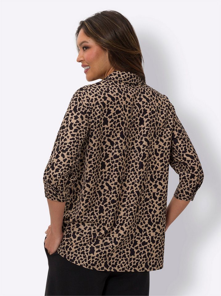 Sieh an! Klassische Bluse Longbluse 3/4-Arm – Bild 5 von 5