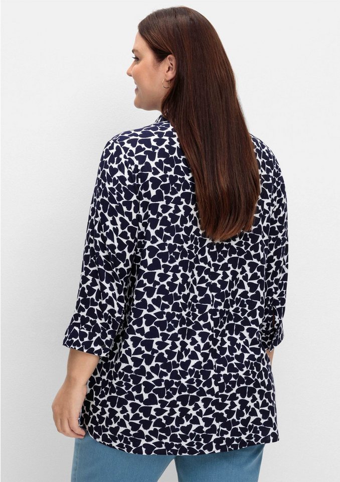 Sieh an! Klassische Bluse Longbluse 3/4-Arm – Bild 2 von 4