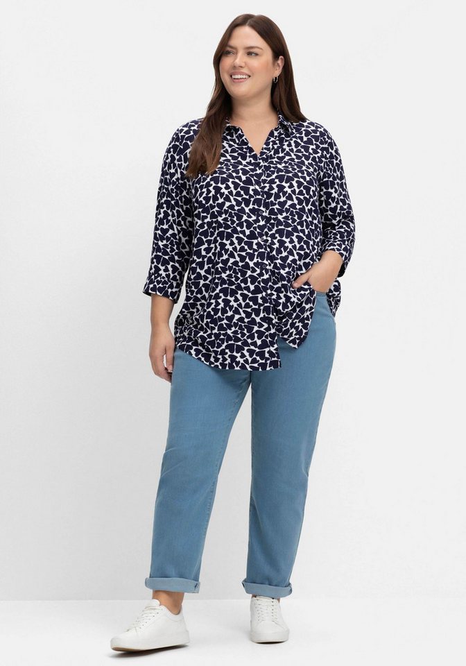 Sieh an! Klassische Bluse Longbluse 3/4-Arm – Bild 3 von 4