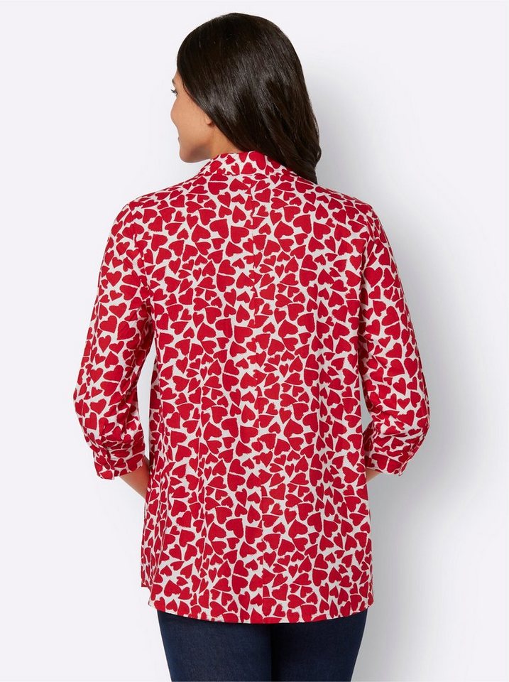 Sieh an! Klassische Bluse Longbluse 3/4-Arm – Bild 5 von 5