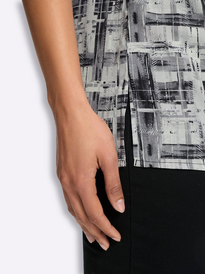 Sieh an! Klassische Bluse Longbluse 3/4-Arm – Bild 5 von 5