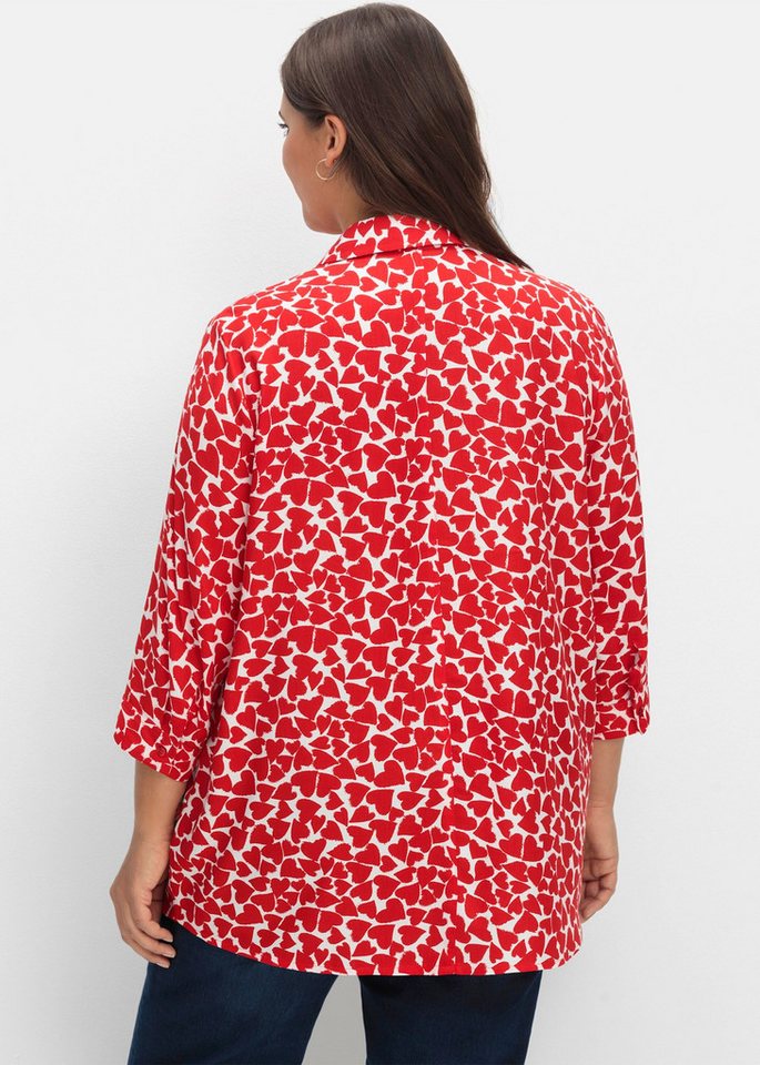 Sieh an! Klassische Bluse Longbluse 3/4-Arm – Bild 2 von 5