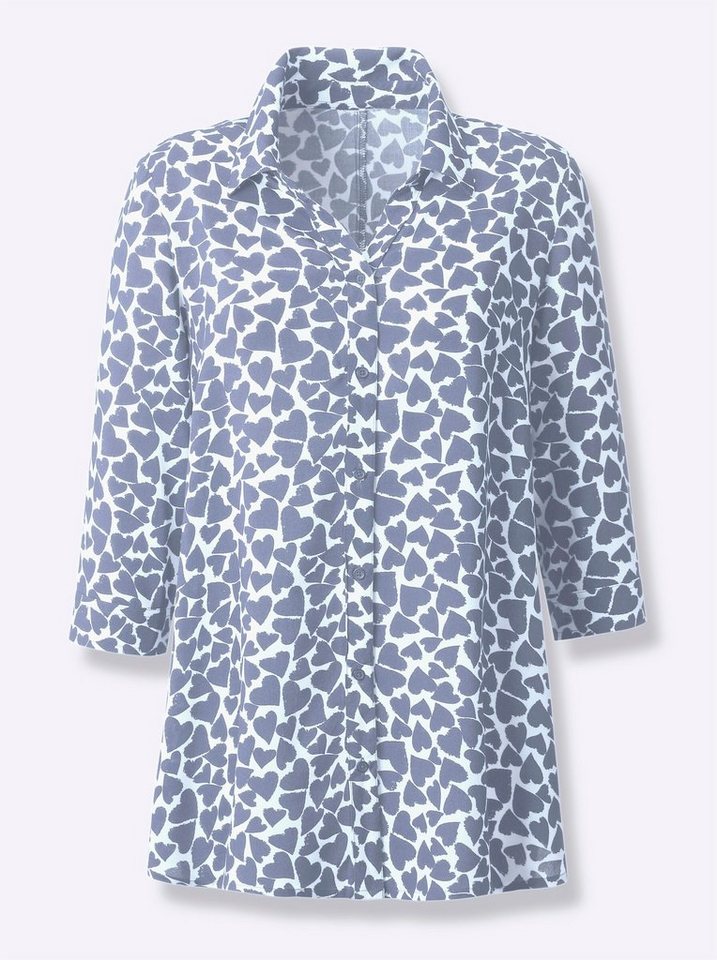Sieh an! Klassische Bluse Longbluse 3/4-Arm – Bild 5 von 5